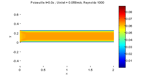 Simulation Poiseuille