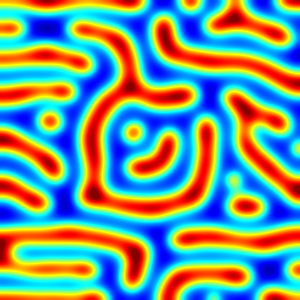 This plot shows the spatial distribution of C3 at the final simulated time step.