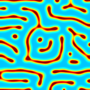 This plot shows the spatial distribution of N1 at the final simulated time step.