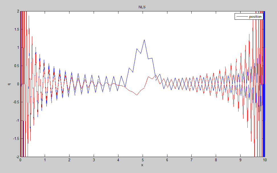 NLS diverging solution